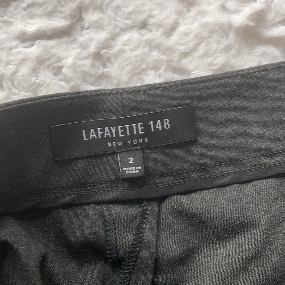Lafayette 148 size 2 dark gray work pants - Picture 8 of 10